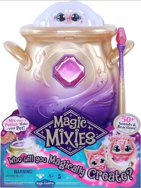 Magic Mixies Magic Cauldron Interactive Plush Creation Set – 50+ Sounds